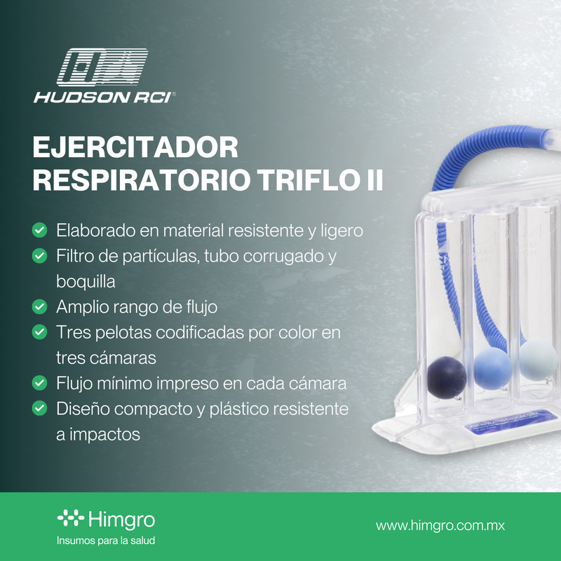 Ejercitador respiratorio Triflo II