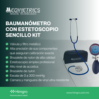 Kit de baumanómetro c/estetoscopio sencillo