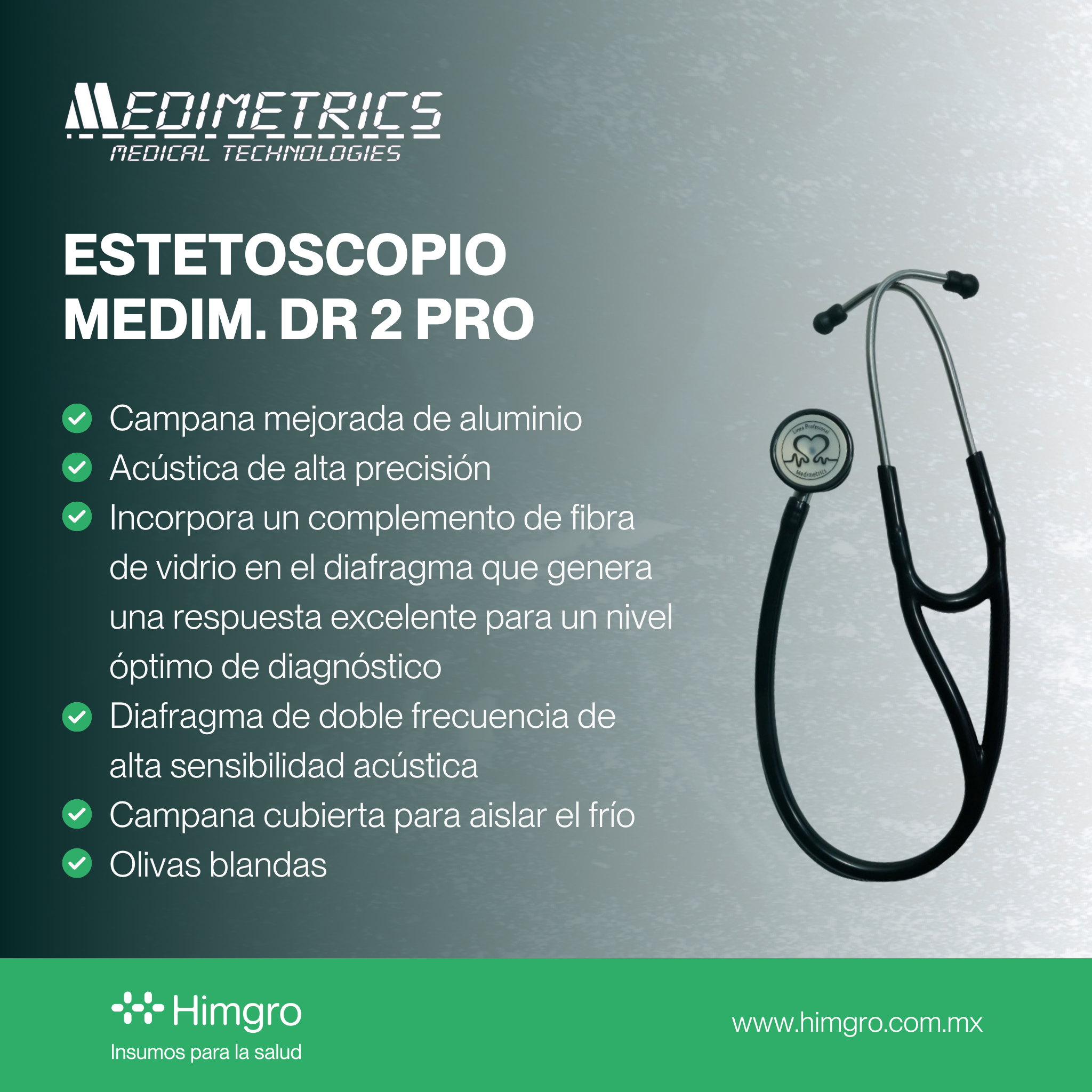 Estetoscopio medim. dr. 2 pro