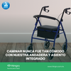 Andadera c/4 ruedas y asiento