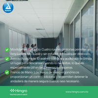 Andadera c/4 ruedas y asiento
