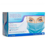 Cubrebocas tres pliegues azules caja c/50 pzas