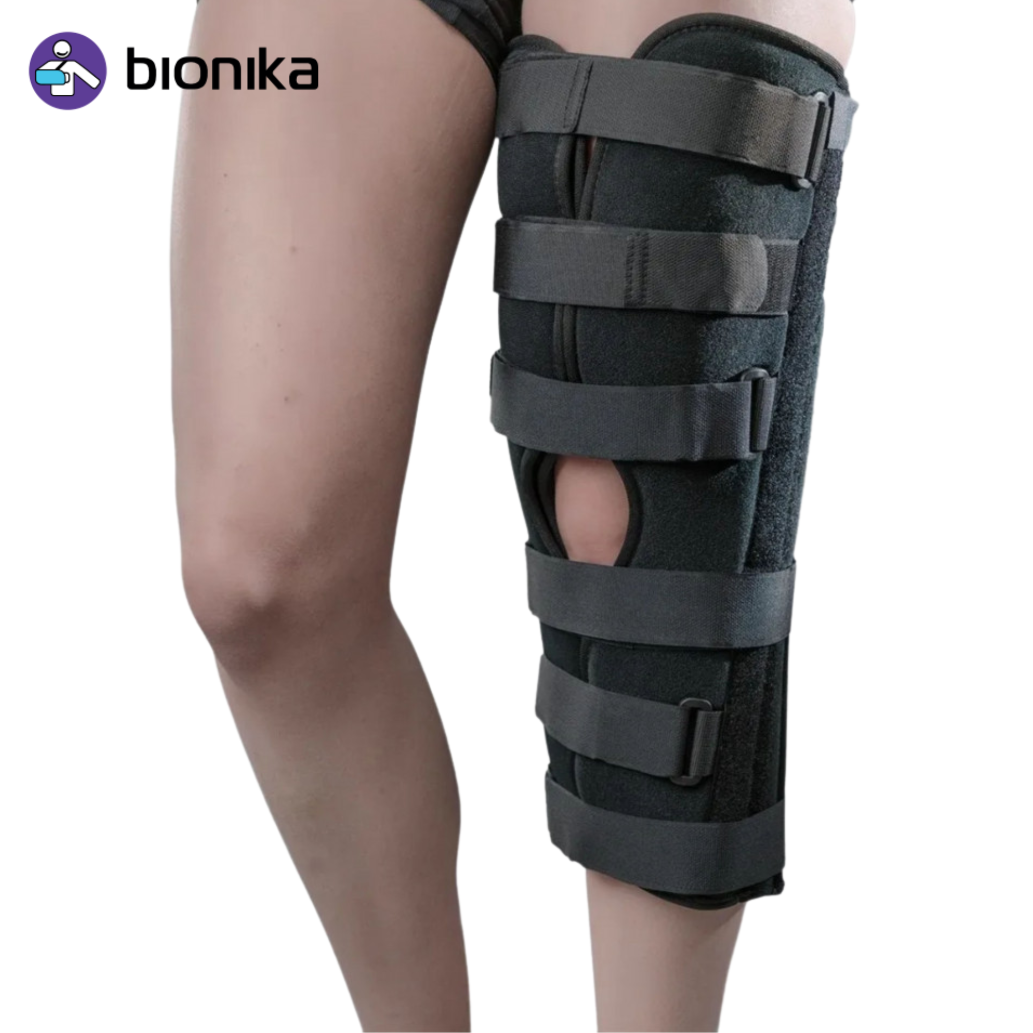 Férula para rodilla tripanel 18"