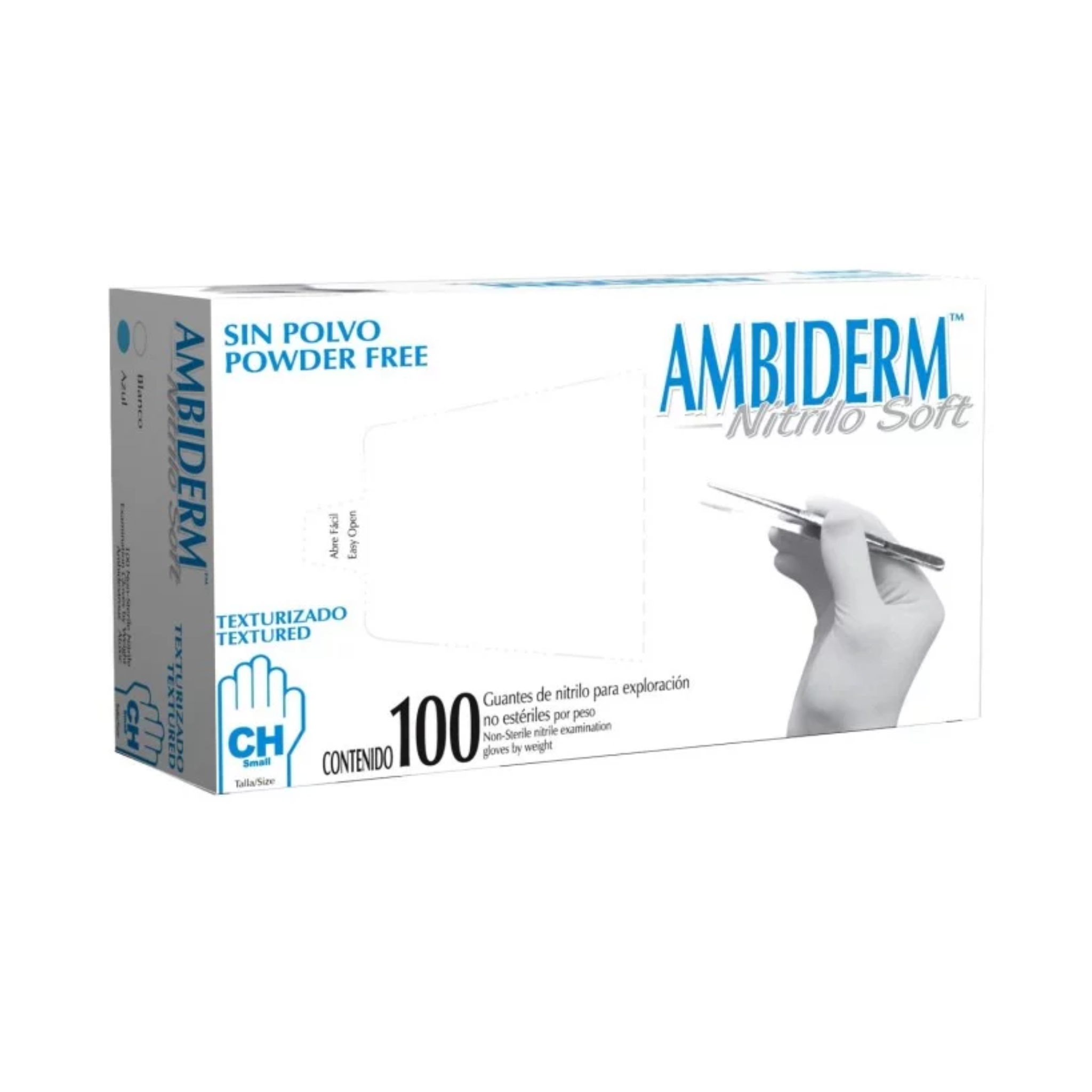 Guante p/examen nitrilo azul