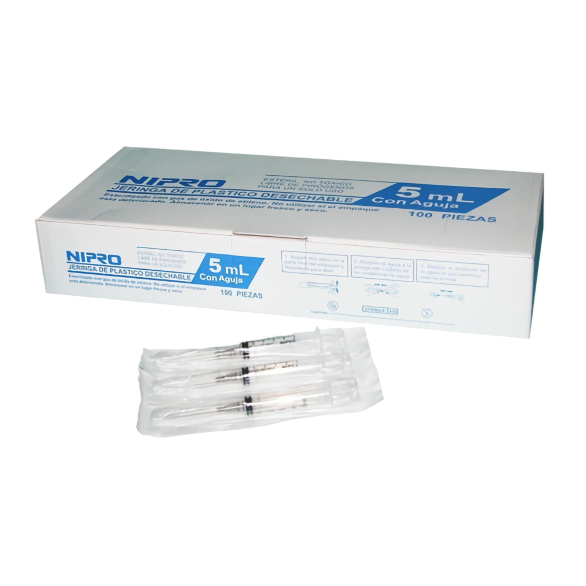Jeringa 5cc 21 X 32 C/100
