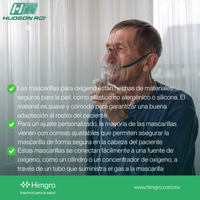 Mascarilla para oxígeno adulto