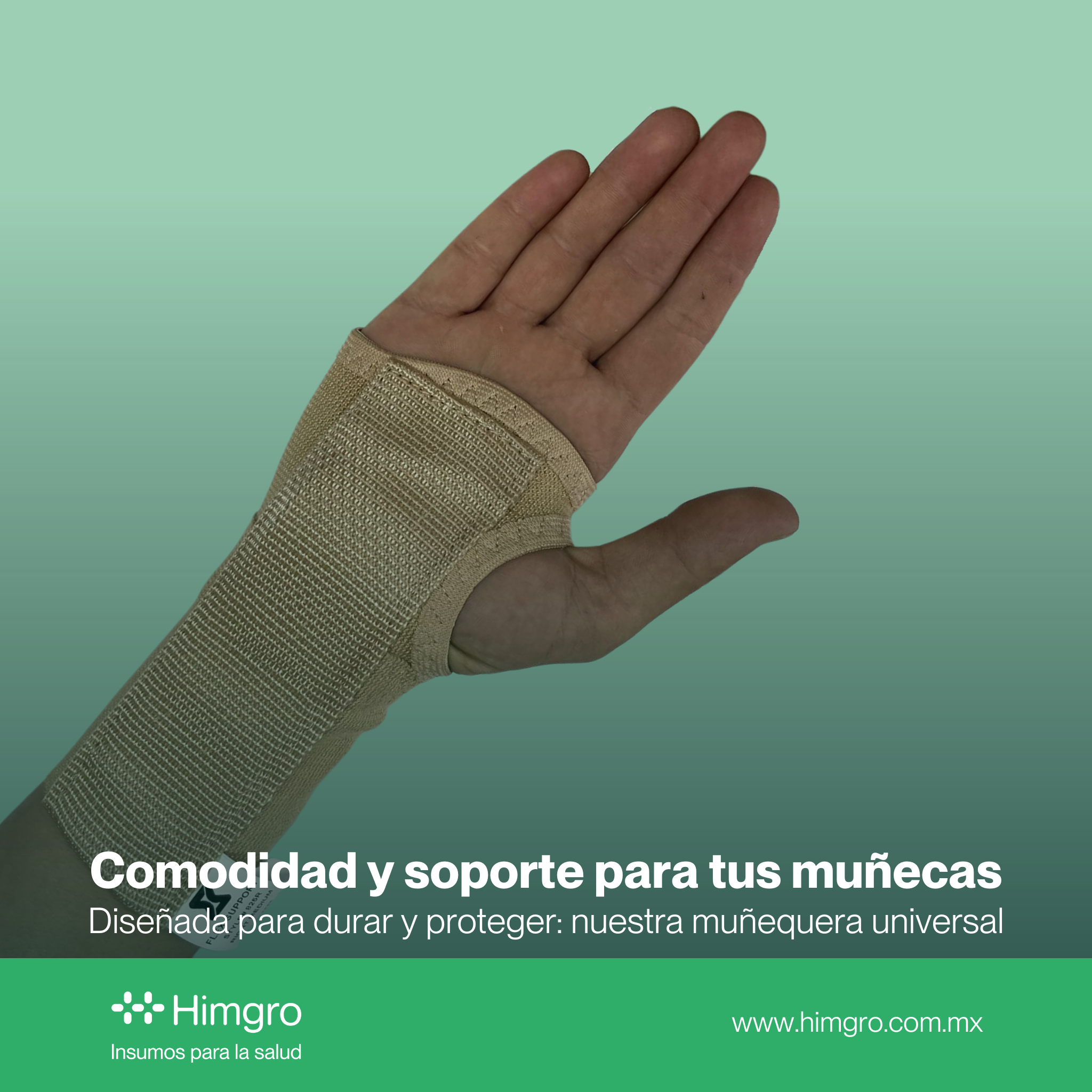Muñequera universal derecha**