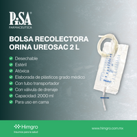 Bolsa recolectora de orina Ureosac 2 l