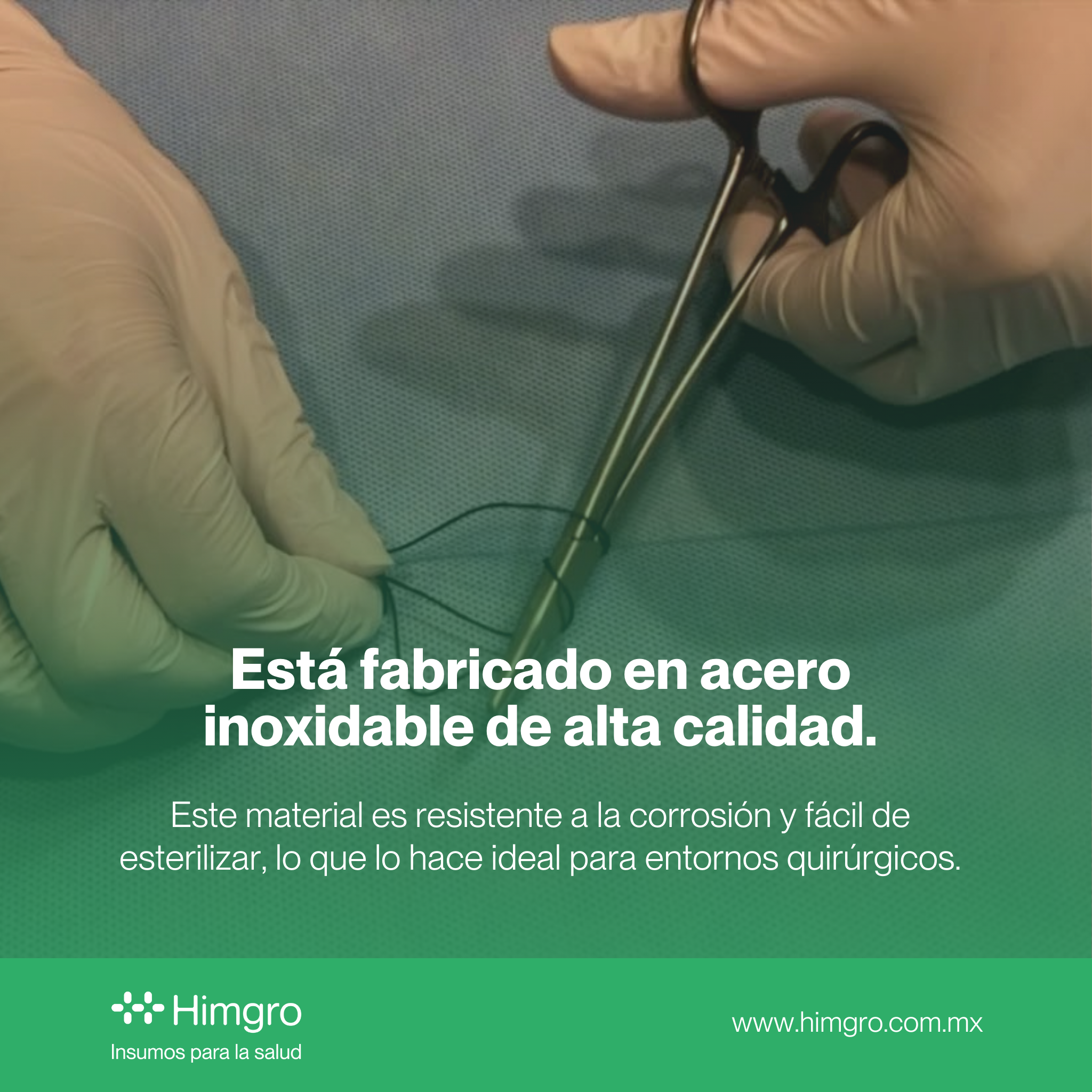 Porta agujas mayo hegar 14 cm H.P.