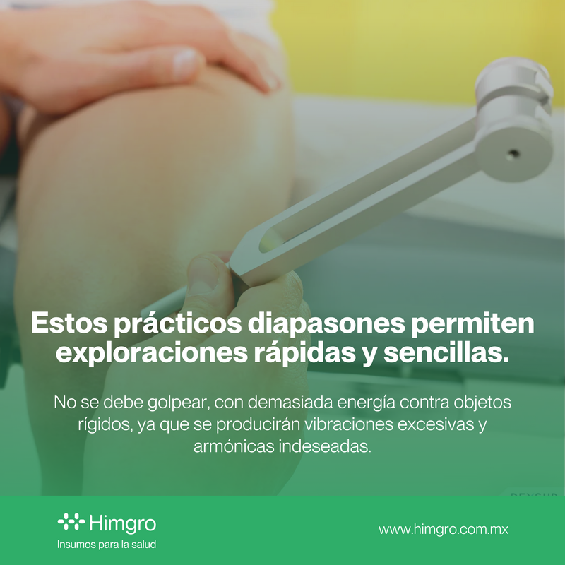 Diapasón para diagnóstico médico c/sordina 256C