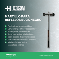Martillo para reflejos Buck negro