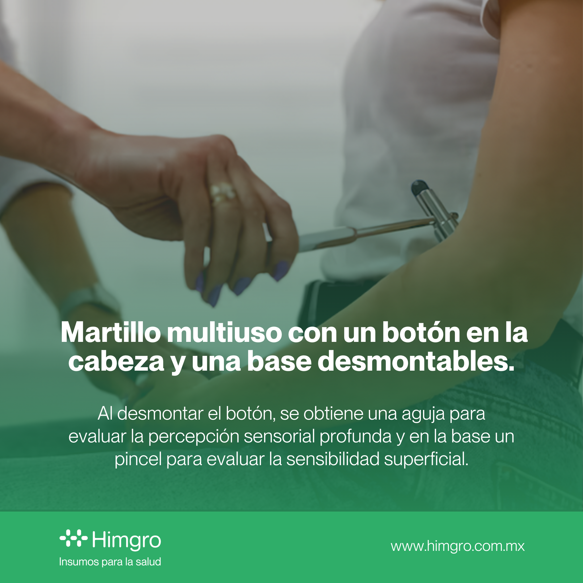 Martillo para reflejos Buck negro