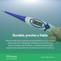 Termómetro flexible digital