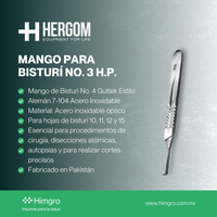 Mango p/bisturí no. 3 H.P.