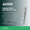 Mango p/bisturí no. 4 H.P.