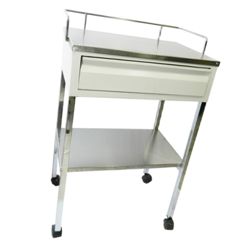 Mesa pasteur para curaciones c/cajón
