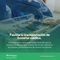 Mesa pasteur para curaciones c/cajón