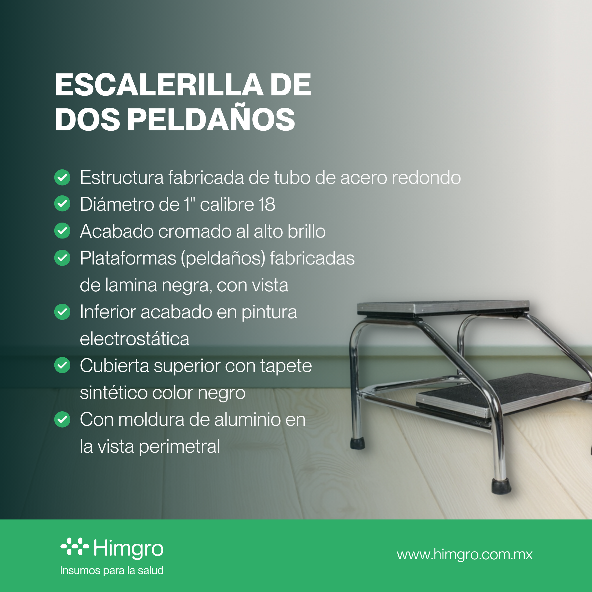 Escalerilla de 2 peldaños
