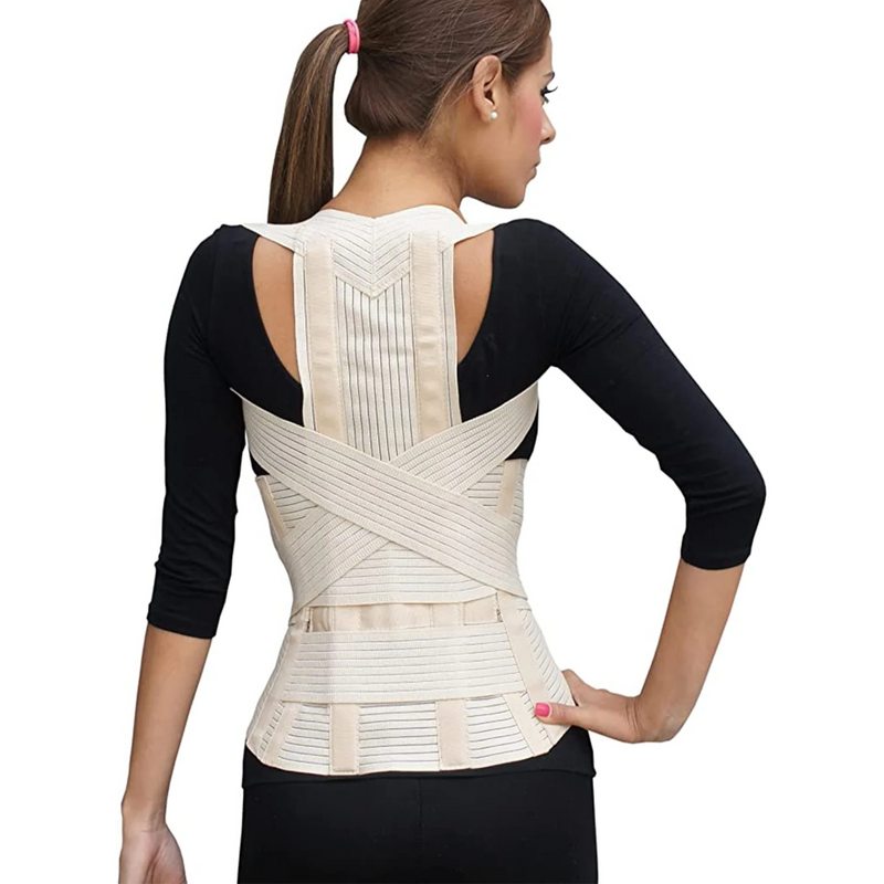 Faja dorsolumbar transpirable