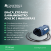 Brazalete p/baumanómetro adulto 2 mangueras