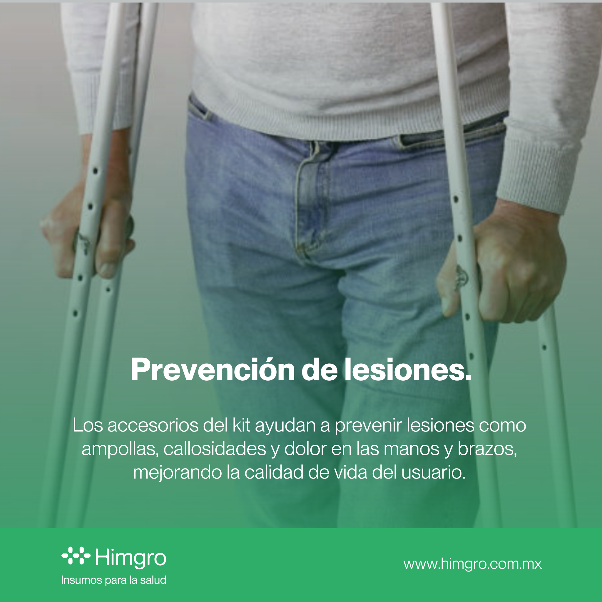 Set p/muleta puño axilares y tapón