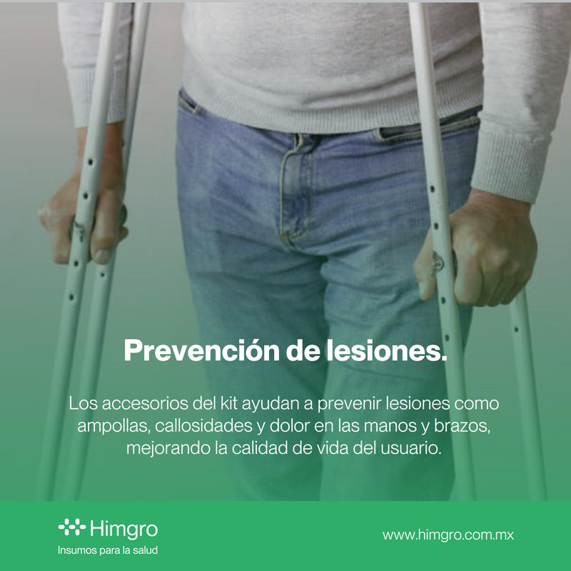 Set p/muleta puño axilares y tapón