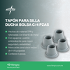 Tapón p/silla ducha bolsa c/4 pzas