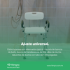 Tapón p/silla ducha bolsa c/4 pzas