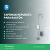 Tapón para bastón 1 pza