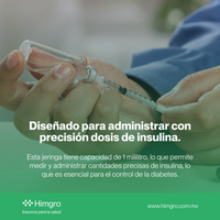 Jeringa desechable p/insulina 1 ml 27 x 13 caja c/200 pzas DL
