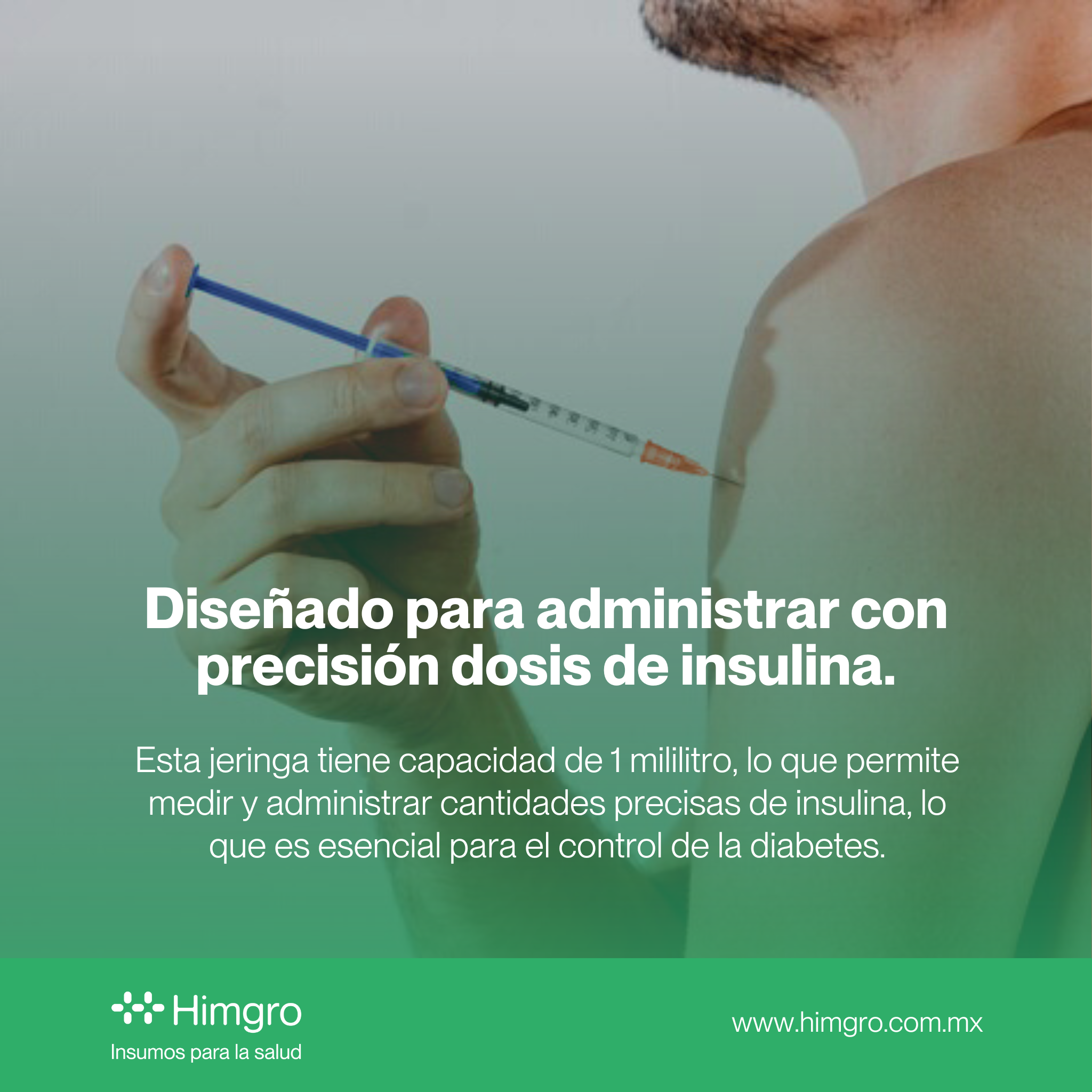Jeringa desechable p/insulina 1 ml 29 x 13 caja c/10 pzas DL
