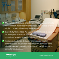 Papel para mesa de examen 21" x 68 m rollo pza