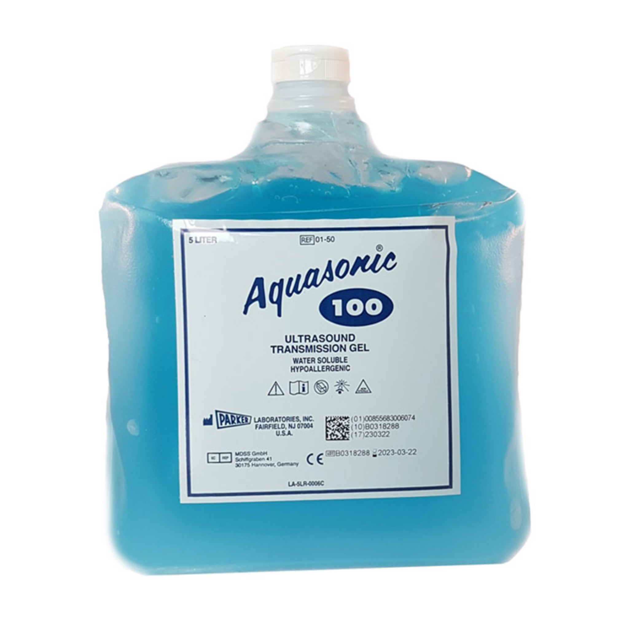 Aquasonic gel acoplamiento para ecografia 5 lts