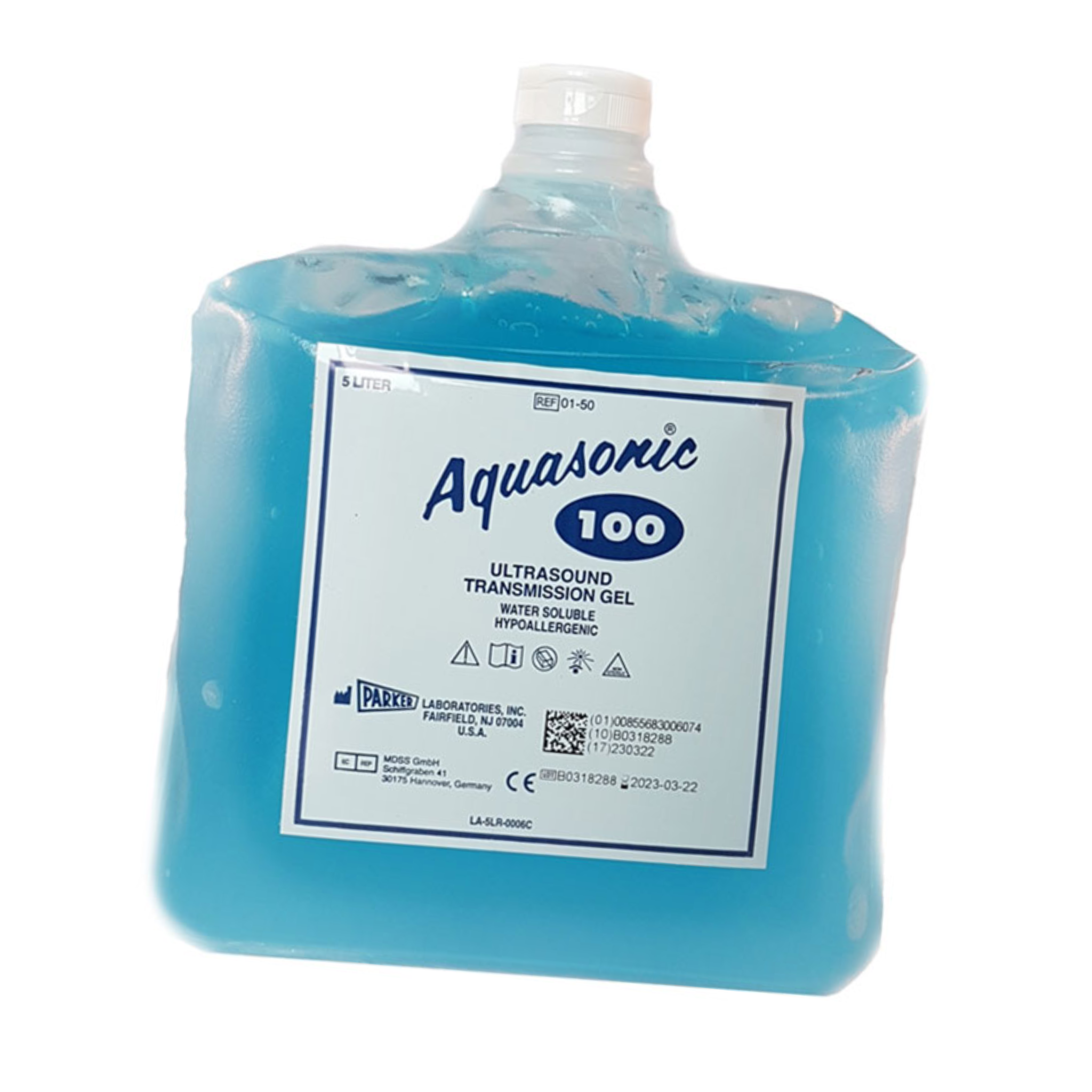 Aquasonic gel acoplamiento para ecografia 5 lts