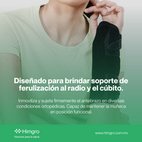 Férula para antebrazo ambidiestra