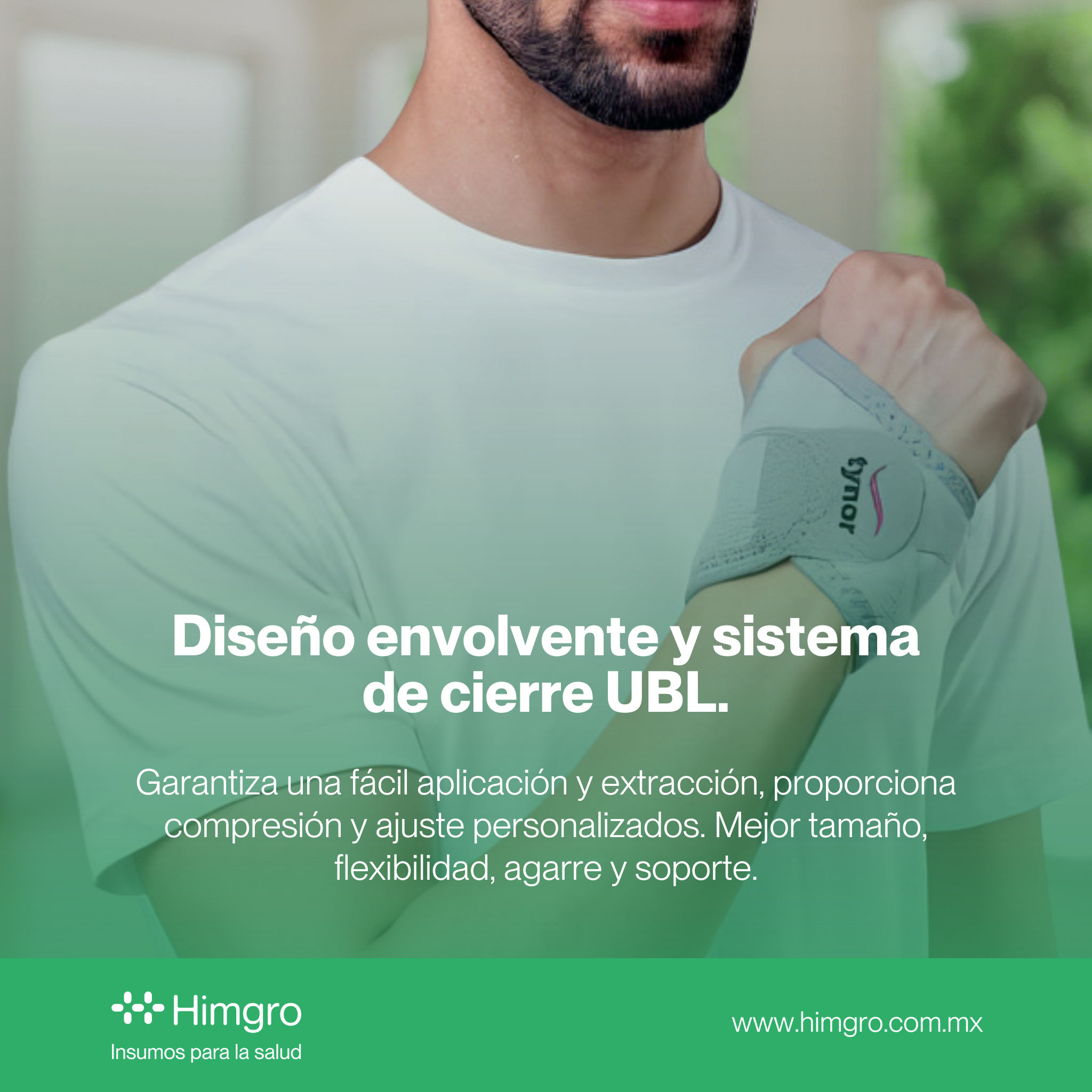 Muñequera con orificio para pulgar neopreno