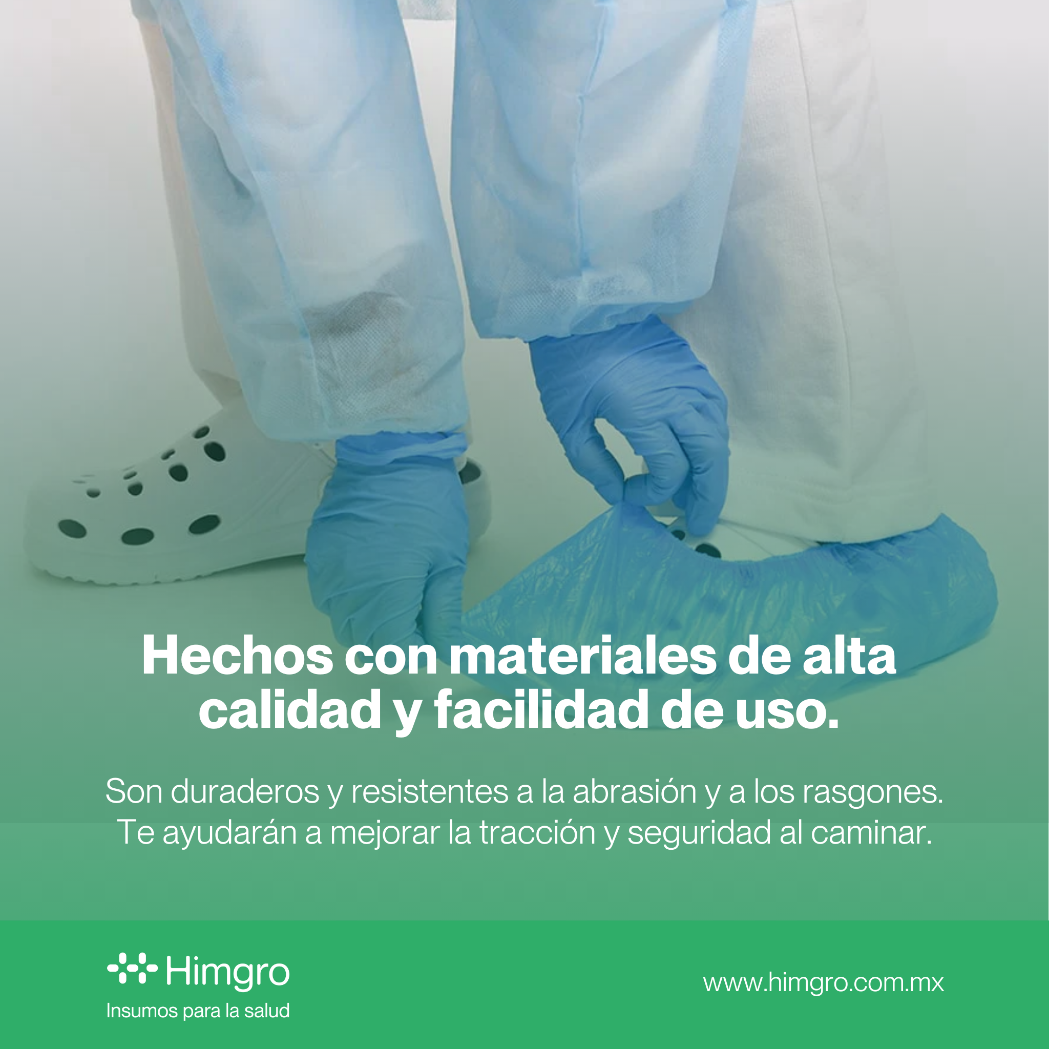 Cubrezapatos con antiderrapante caja c/50 pares