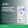 Compresa de gasa estéril 70 x 45cm paquete c/6 pzas