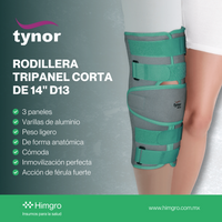 Rodillera tripanel 14"