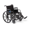 Silla de ruedas 18" con descansa pies