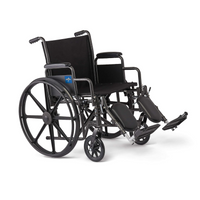 Silla de ruedas 18" con descansa pies