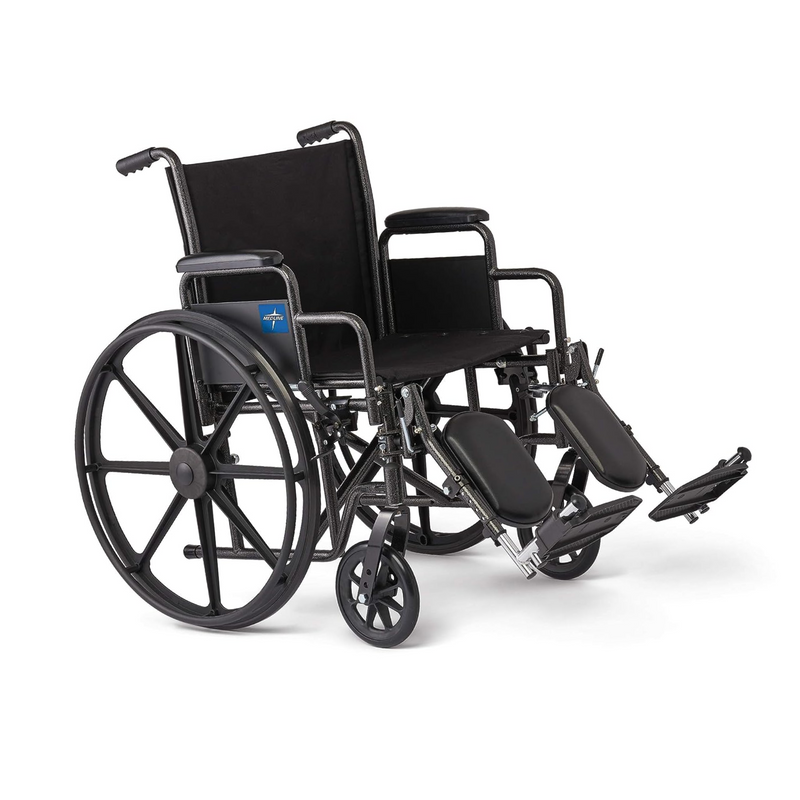 Silla de ruedas 18" con descansa pies