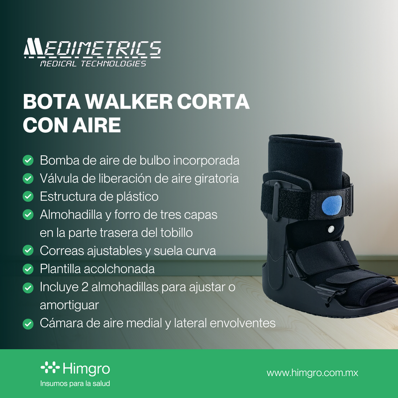 Bota Walker corta con aire