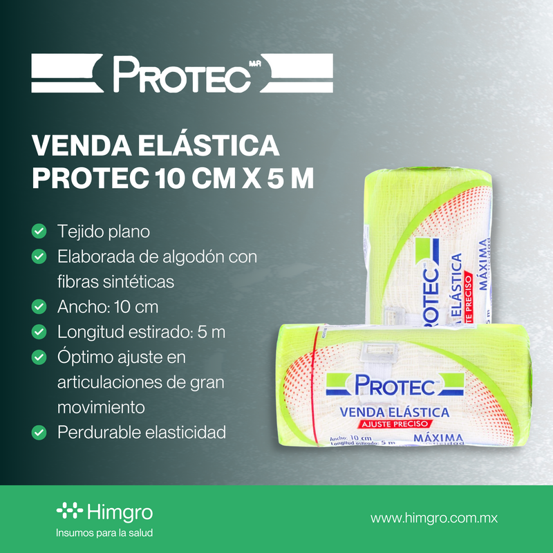 Venda elástica 10 cm X 5 m