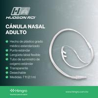 Cánula nasal p/adulto