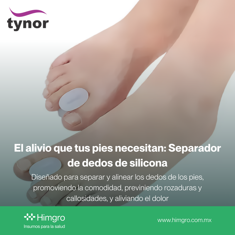 Separador de dedos silicon