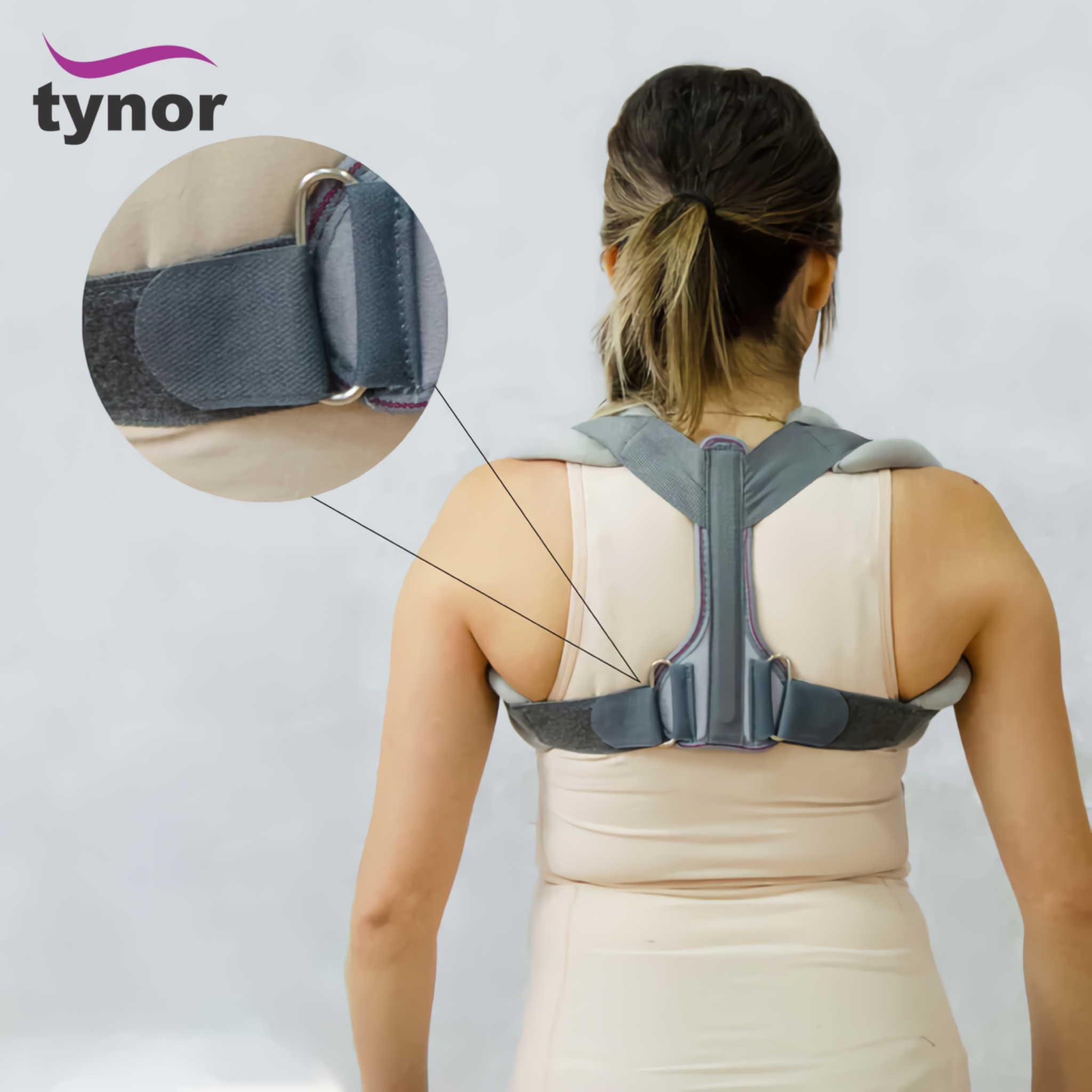 Soporte de clavícula con velcro
