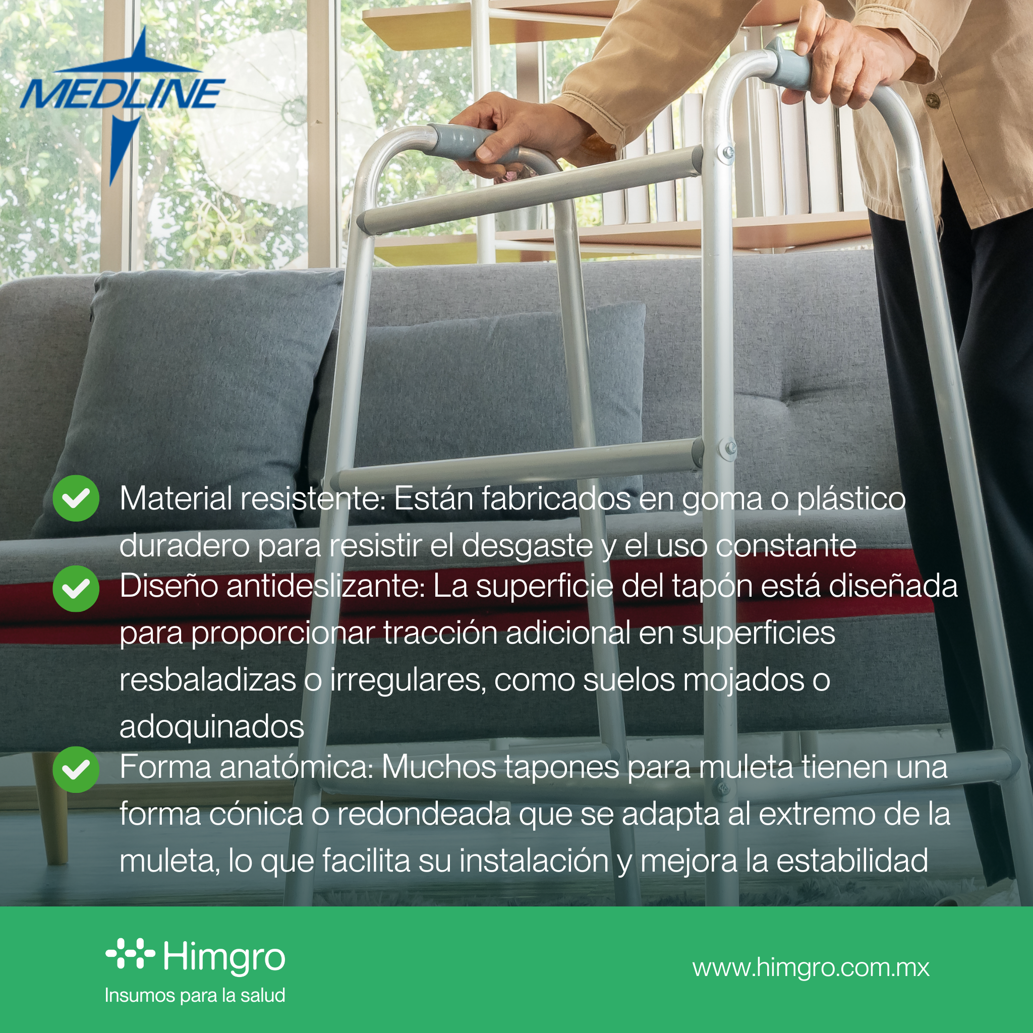 Tapón para andadera