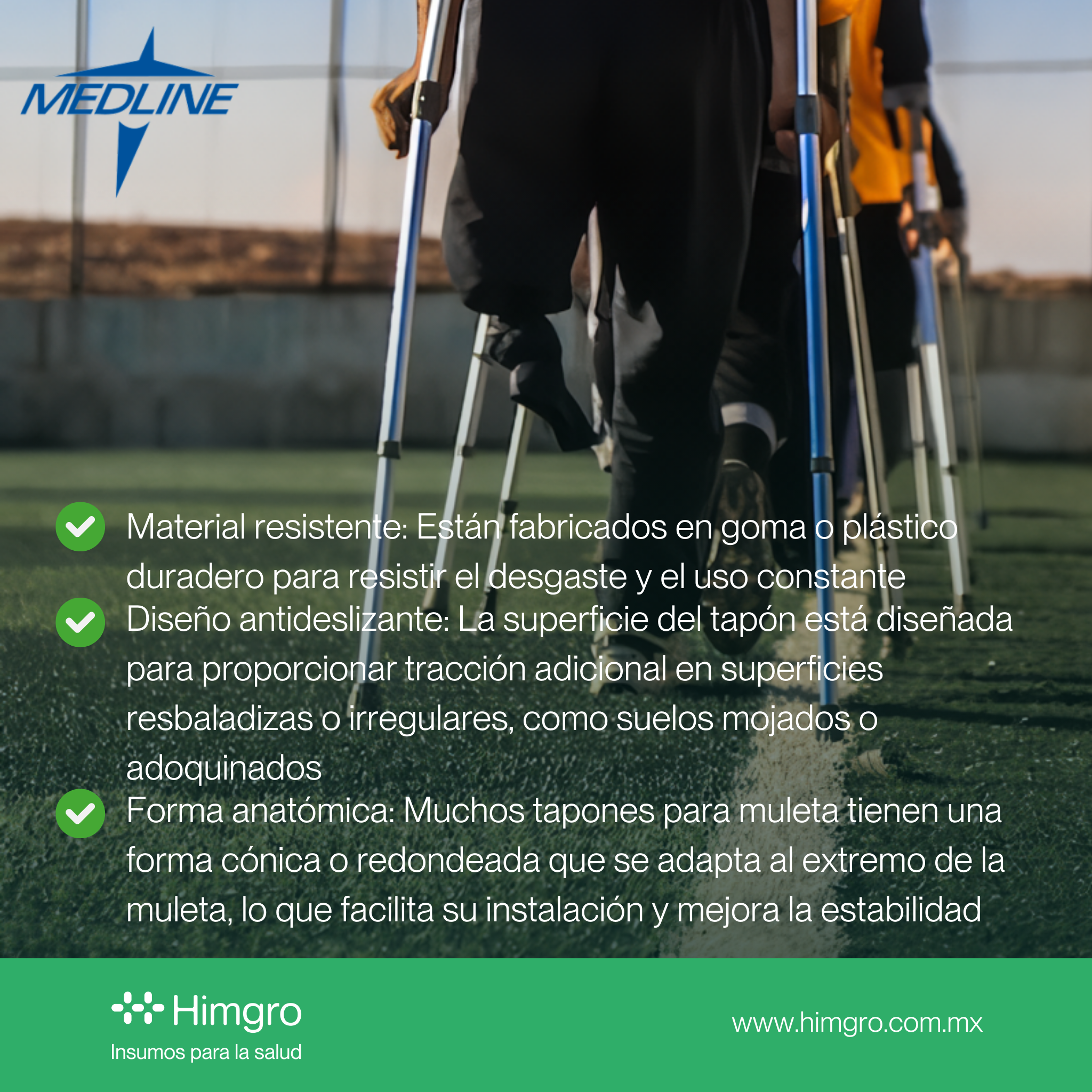 Tapón para muleta extragrande
