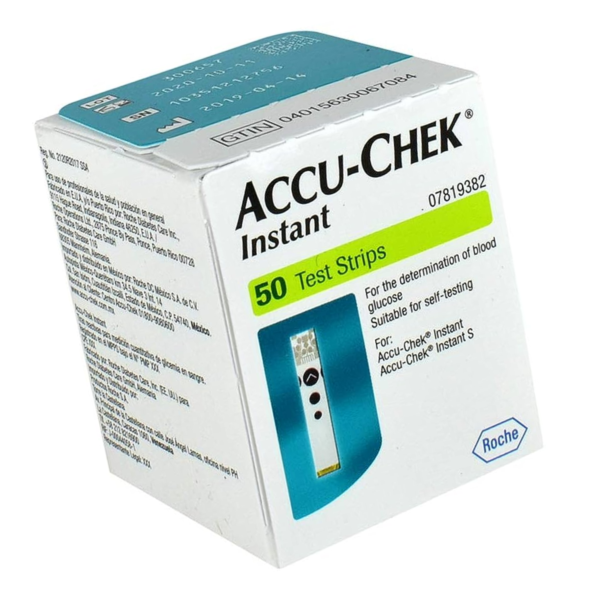 Tiras Accu-chek instant frasco con 50